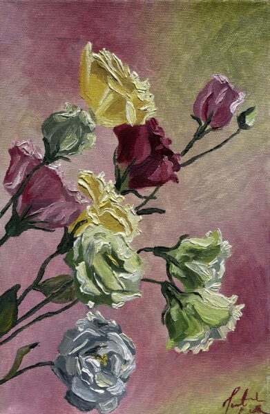 Flowers - a painting by Julita Duda