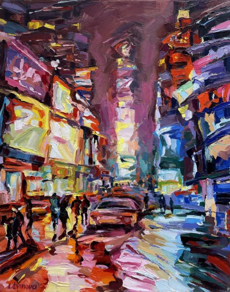 New York - a painting by Olga Litvinova