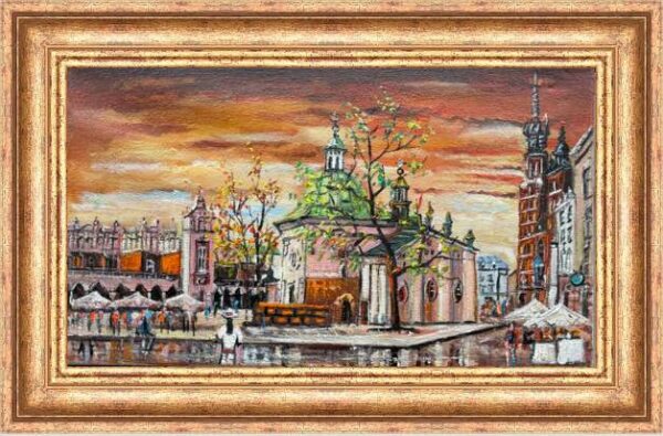 Krakow - a painting by Artur Partycki