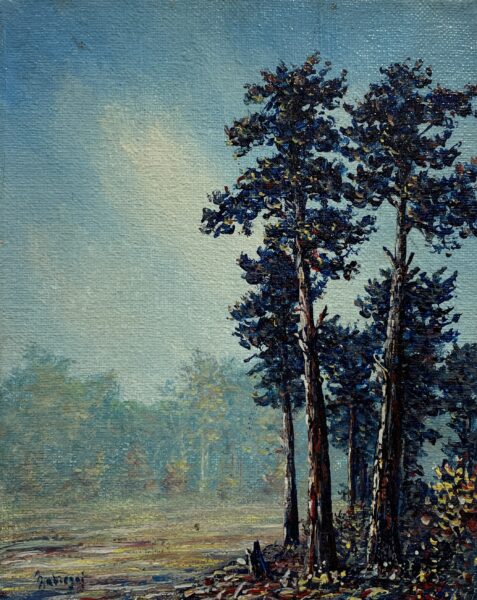 Landscape - a painting by Zbigniew Zabiegaj