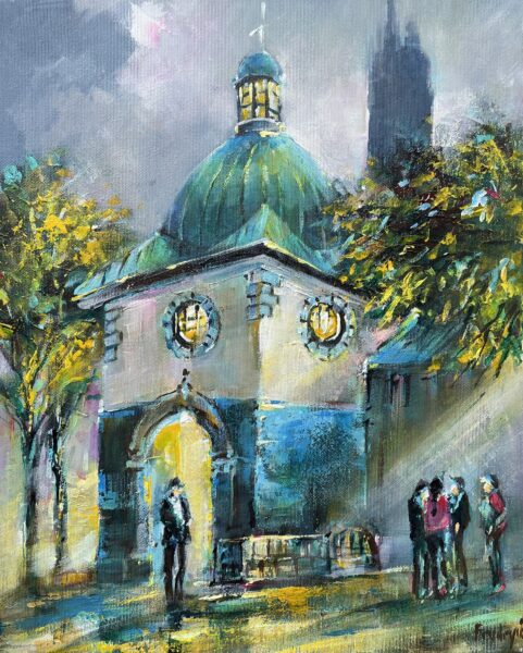 Saint Adalbert’s Church - a painting by Danuta Frydrych