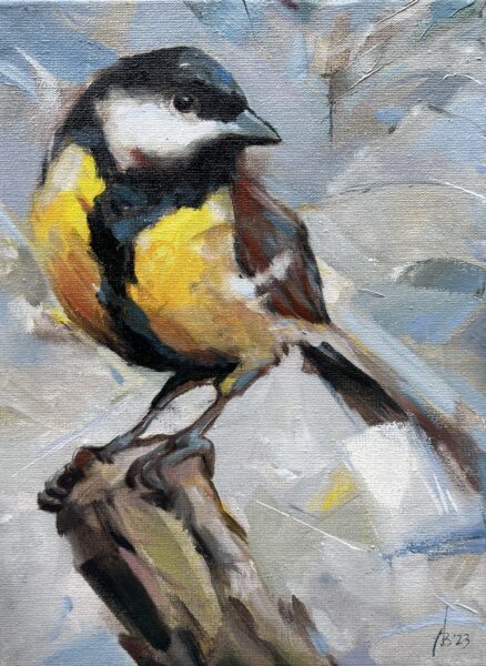 Bird - a painting by Andrzej Białecki