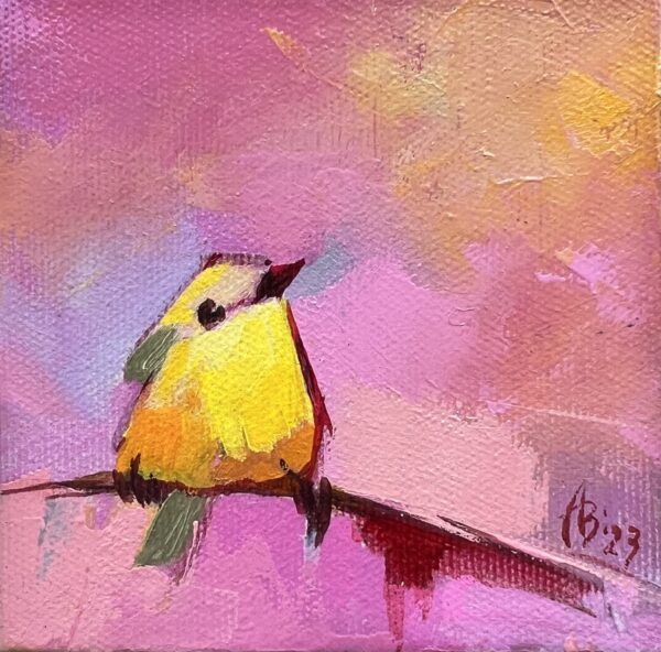 Bird - a painting by Andrzej Białecki