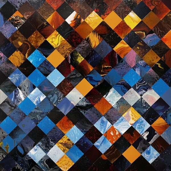 Squares - a painting by Marian Jesień