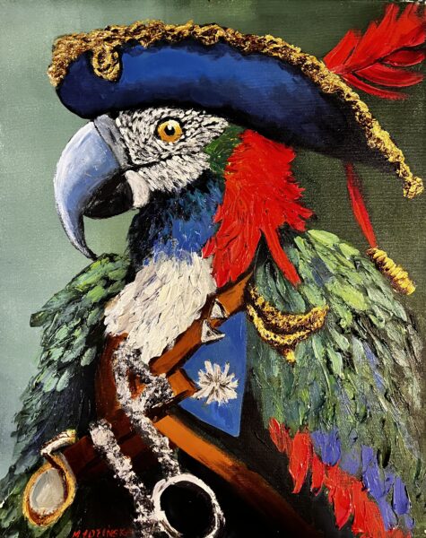 Parrot - a painting by Marlena Lozinska