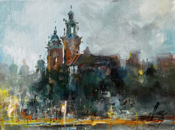 Wawel - a painting by Maciej Szwec