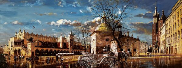 Kraków - a painting by Antoni Kowalski