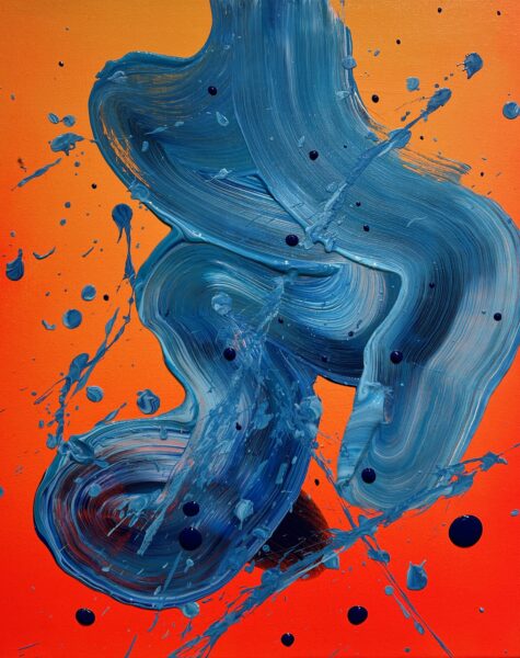 Flow - a painting by Mateusz Lewandowski