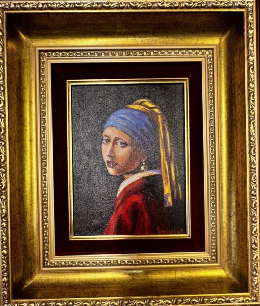 Girl with a Pearl Earring - a painting by Aleksander Tomasievych