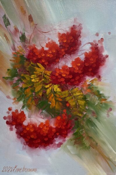 Flowers - a painting by Olena Emelianova