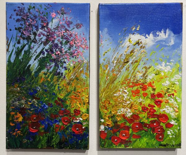 Flowers - a painting by Pentti Vainio