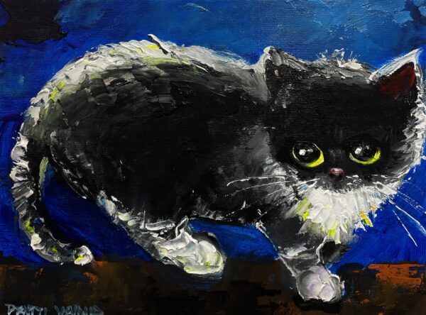 Black cats matter - a painting by Pentti Vainio