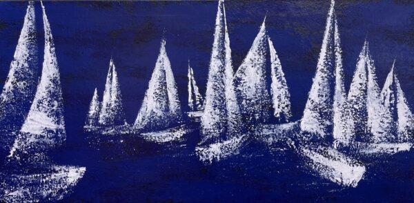 Boats - a painting by Monika Luka