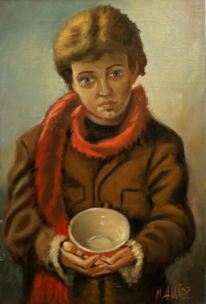 Boy - a painting by Michał Halisz