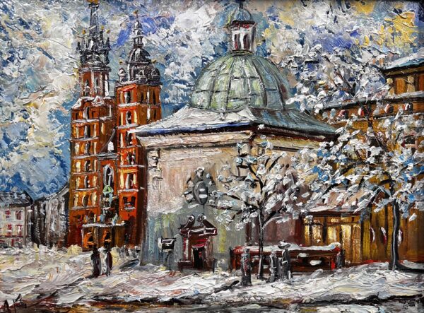 Kraków - a painting by Artur Partycki