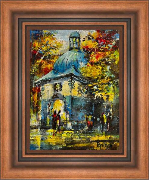 Kraków - a painting by Danuta Frydrych