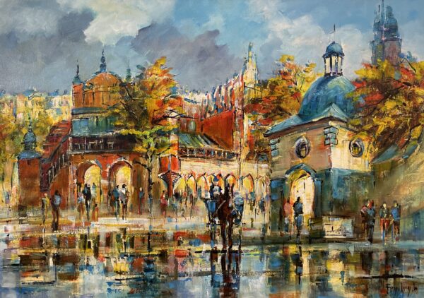 Kraków - a painting by Danuta Frydrych