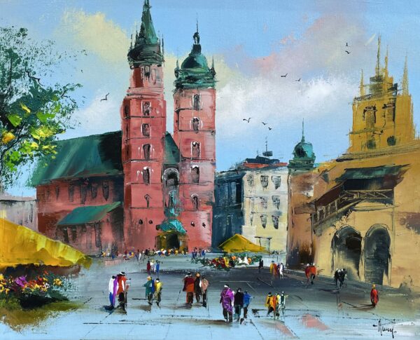 Kraków - a painting by Alfred Anioł