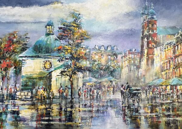 Krakow - a painting by Danuta Frydrych