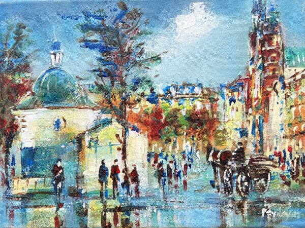 Kraków - a painting by Danuta Frydrych