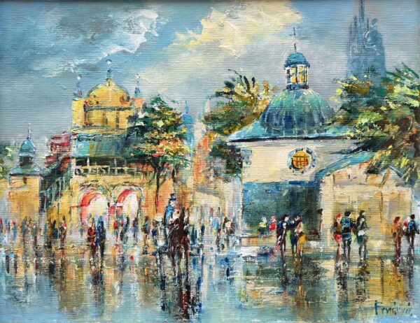 Kraków - a painting by Danuta Frydrych