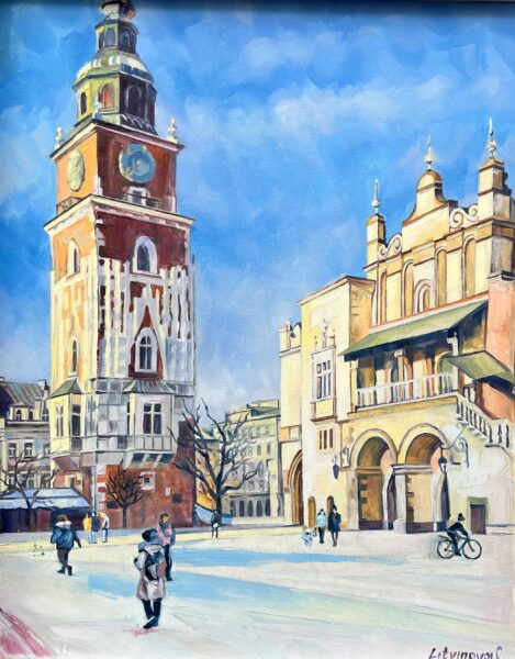 City hall - a painting by Olga Litvinova