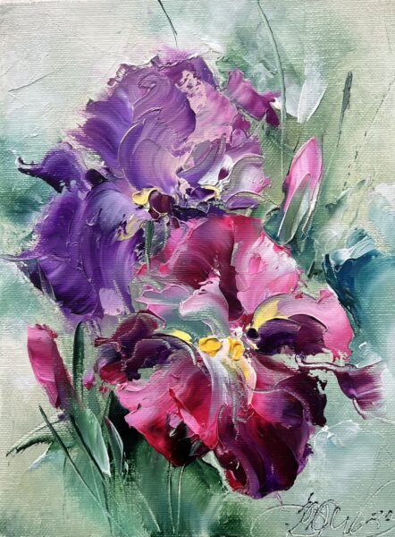 Flowers - a painting by Danuta Mazurkiewicz