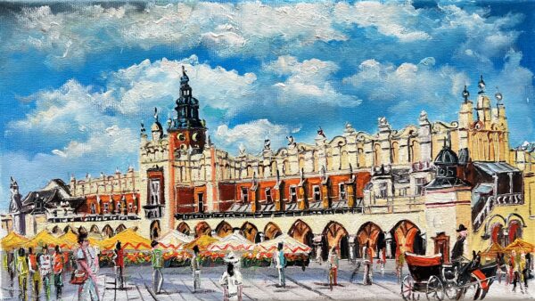 Kraków - a painting by Artur Partycki