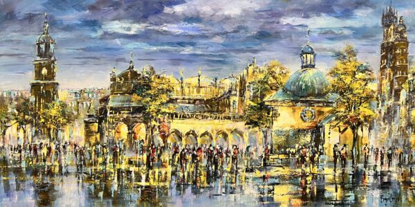 Kraków - a painting by Danuta Frydrych