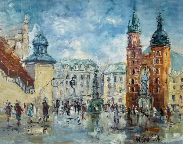 Kraków - a painting by Włodzimierz Skuza