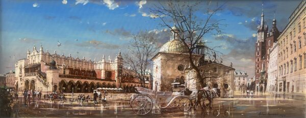 Kraków - a painting by Antoni Kowalski