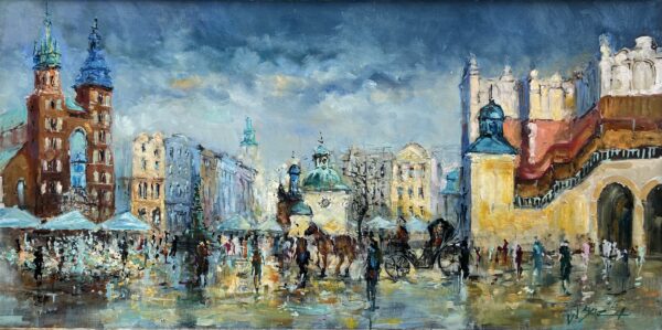 Kraków - a painting by Włodzimierz Skuza