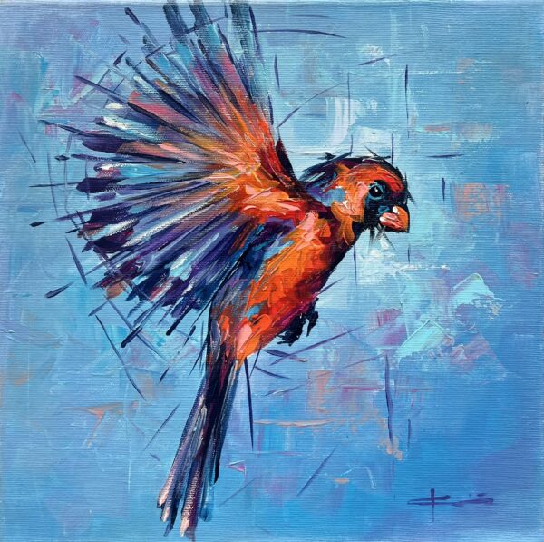 Bird - a painting by Marian Jesień