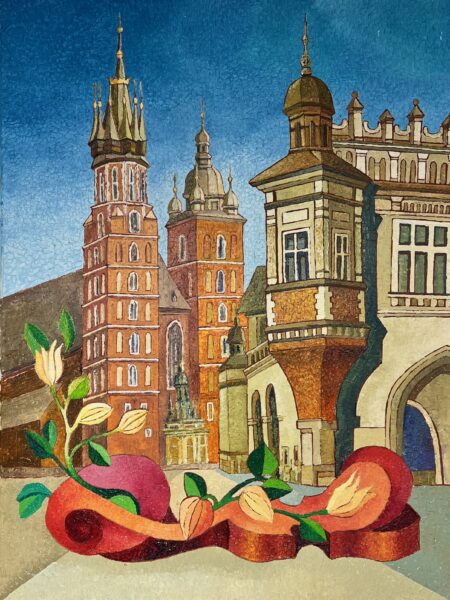 Kraków - a painting by Jan Szary