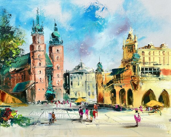 Kraków - a painting by Alfred Anioł