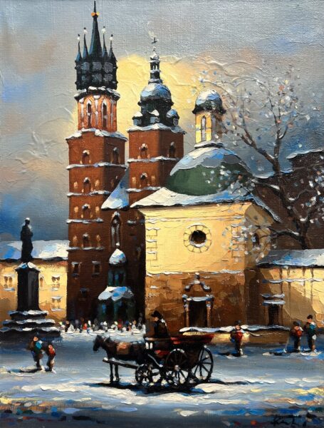 Kraków - a painting by Adam Strumiński