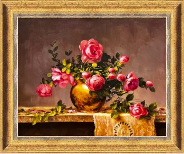 Flowers - a painting by Ryszard Michalski