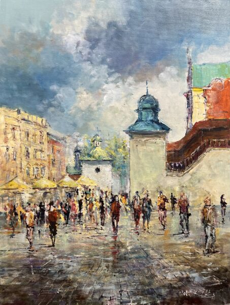 Kraków - a painting by Włodzimierz Skuza