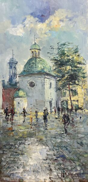 Kraków - a painting by Włodzimierz Skuza