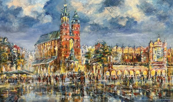 Kraków - a painting by Danuta Frydrych