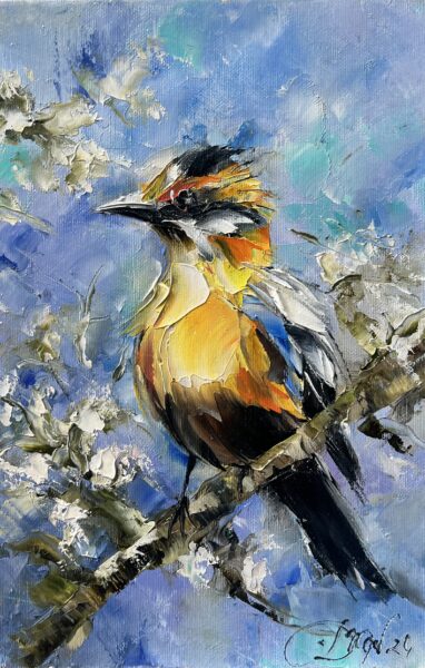 Bird - a painting by Danuta Mazurkiewicz