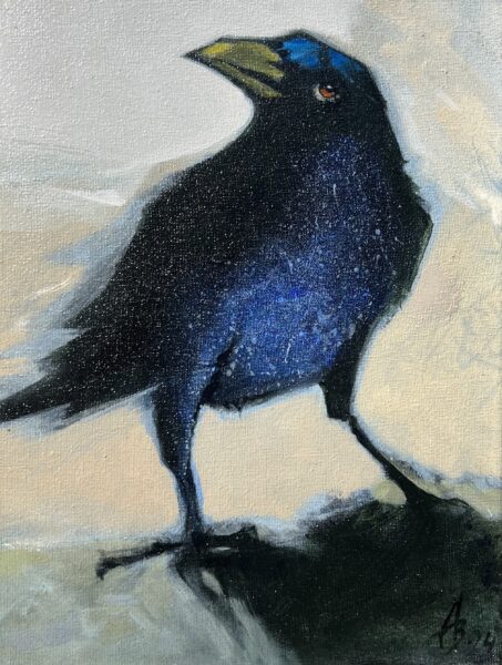 Bird - a painting by Andrzej Białecki
