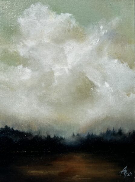Clouds - a painting by Andrzej Białecki