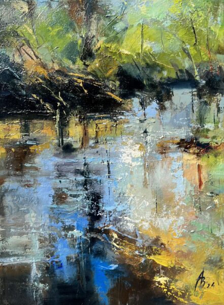 River - a painting by Andrzej Białecki