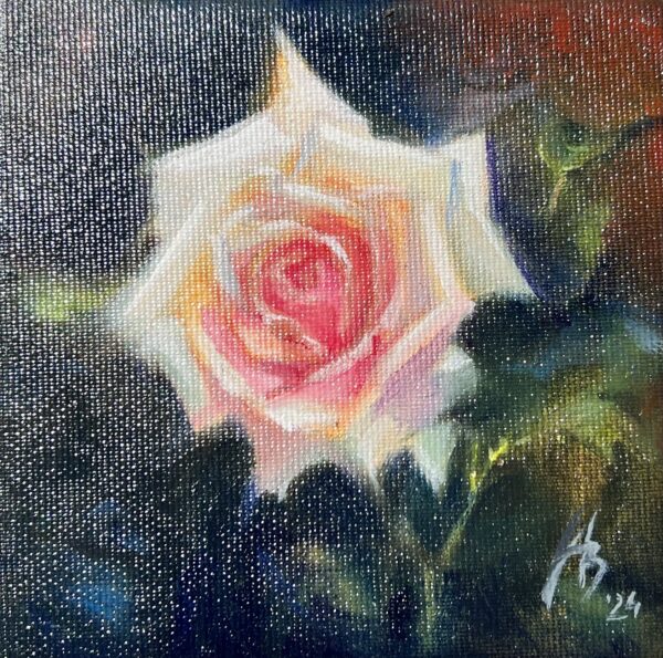 Rose - a painting by Andrzej Białecki
