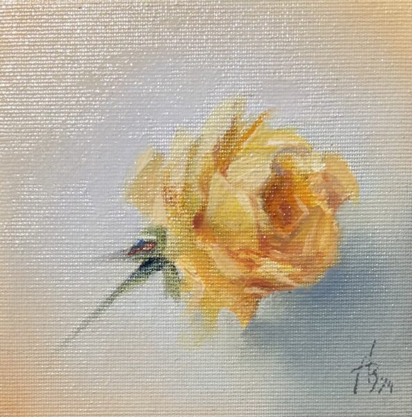 Rose - a painting by Andrzej Białecki
