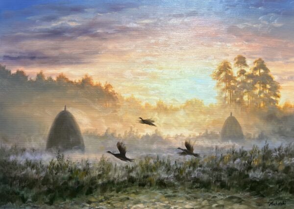 Morning - a painting by Ryszard Michalski