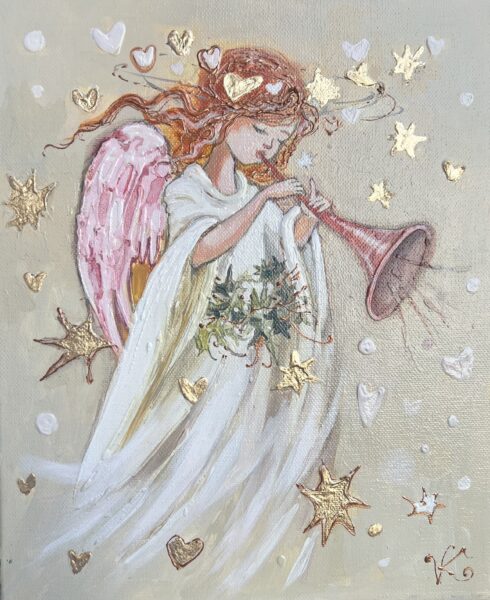 Angel - a painting by Vasylyna Kolomyko