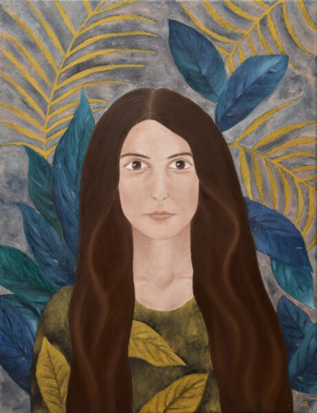 Autoportret - a painting by Agnieszka Rudek