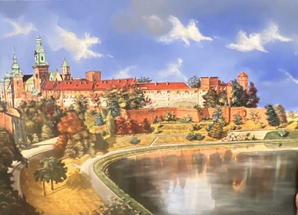 Wawel - a painting by Magdalena Żołnierek